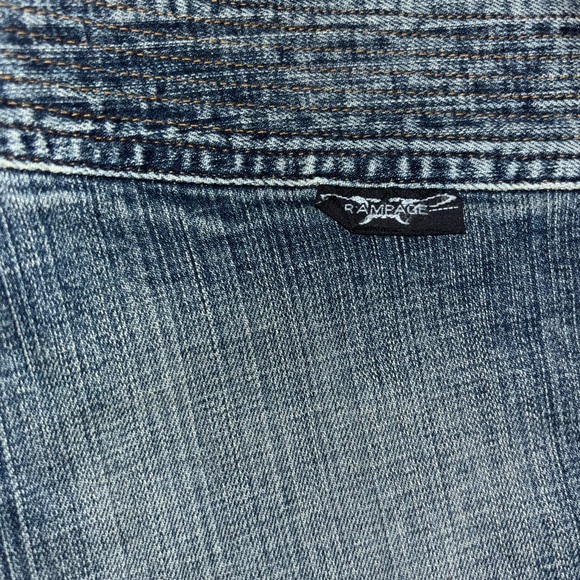 Vintage Y2K Rampage Jean Company Denim Low Rise Double Button Bootcut Jeans - Picture 13 of 13